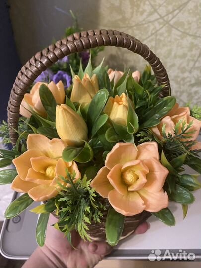 Букеты из мыла ручной работы