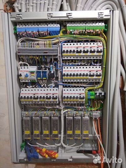 Делаем слаботочку и электрику