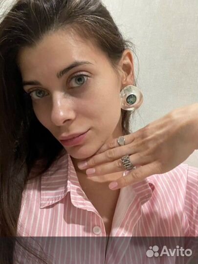 Серьги винтажные robert lee morris