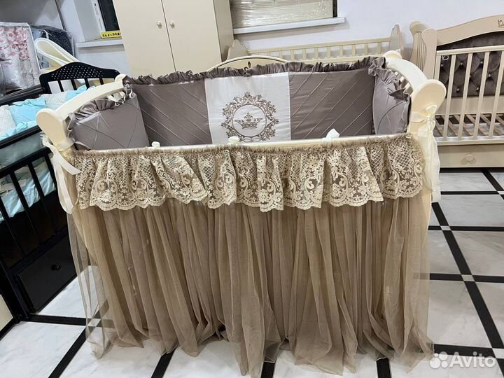 Бортики комплект в детскую кроватку