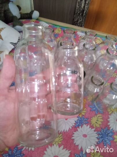 Стеклянные бутылки для кормления