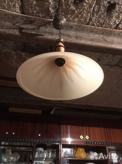 Светильник подвесной, телефон под старину