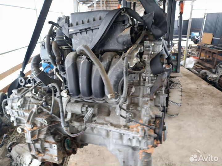 Двигатель с навесным Toyota Ractis NSP122 1NR-FE