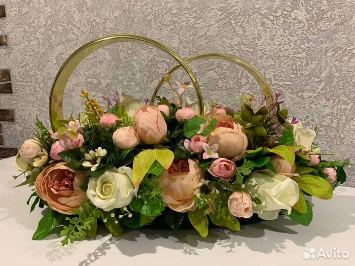 Свадебное украшение на машину (авто) 6