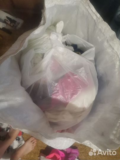 Мешок одежды для девочки 2-3 года