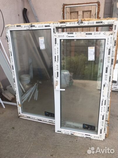 Окна пластиковые пвх бу 3шт