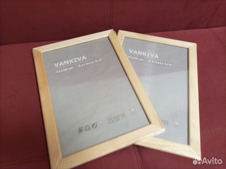 Рамки для фото IKEA 21*30, 13*18, 10*15, новые