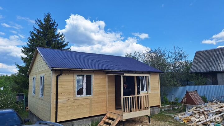 Каркасный дом 8 х 6 утеплённый