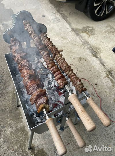 Мангал автоматический угольный