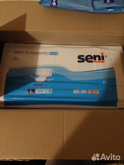 Подгузники для взрослых seni standard Air 3