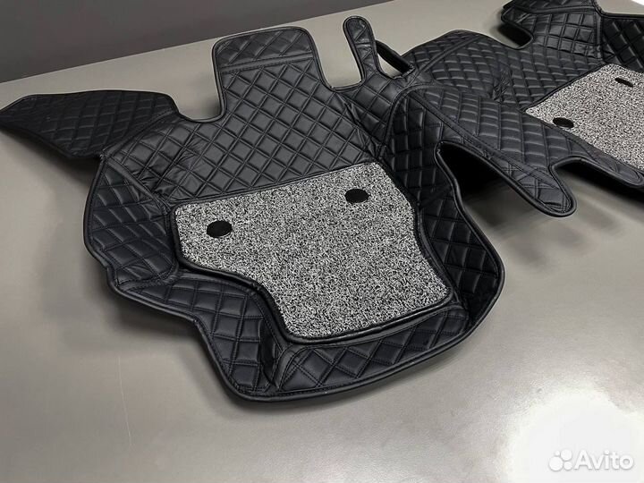 3D коврики из экокожи в салон для LADA Granta