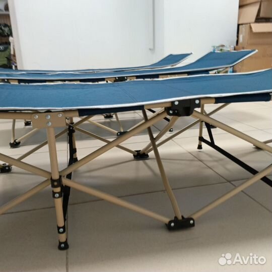 Раскладушка 10 ножек в чехле