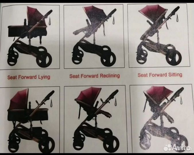 Коляска 2 в 1 luxmom 555