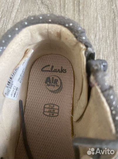 Ботинки детские для девочки 25 размер Clarks