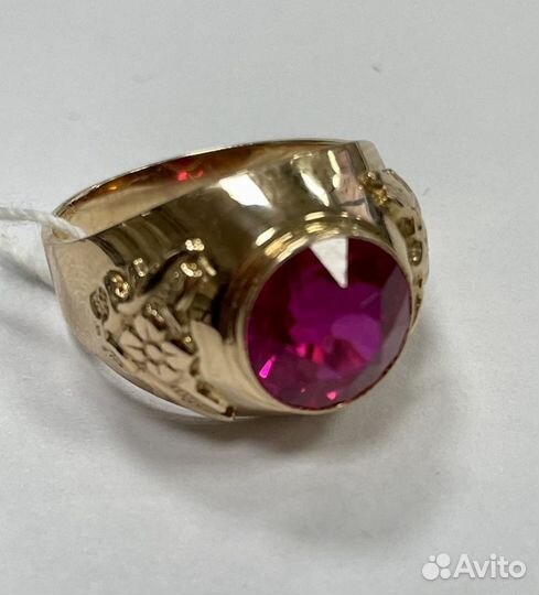 Золотое кольцо СССР 583 размер 19