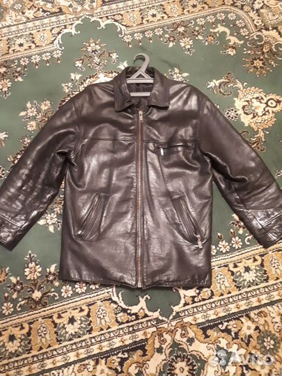 Мужская кожаная куртка 50-52