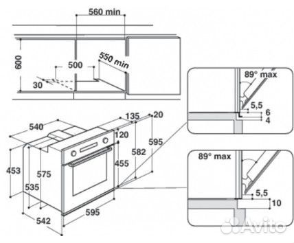 Духовой шкаф whirlpool akp738/nb