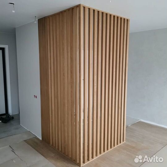 Интерьерные перегородки и рейки