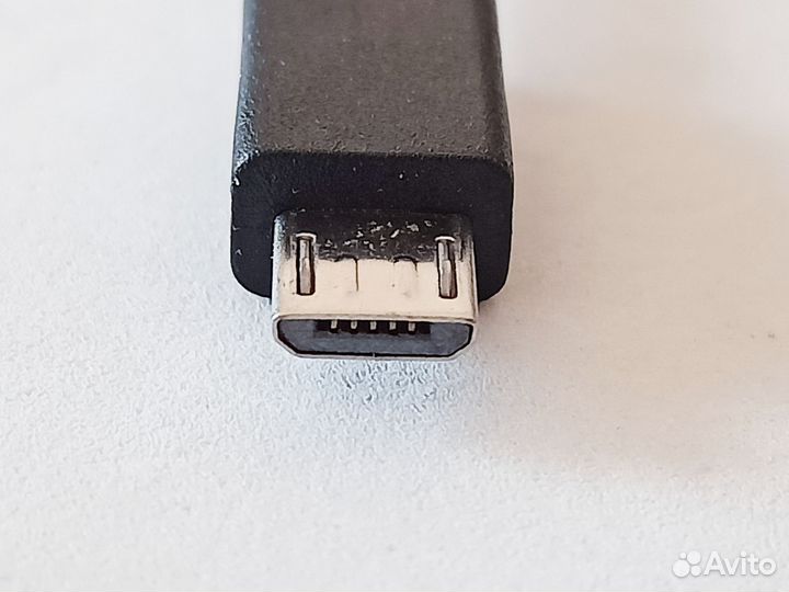 Переходник на проводе USB мини на микро 15см