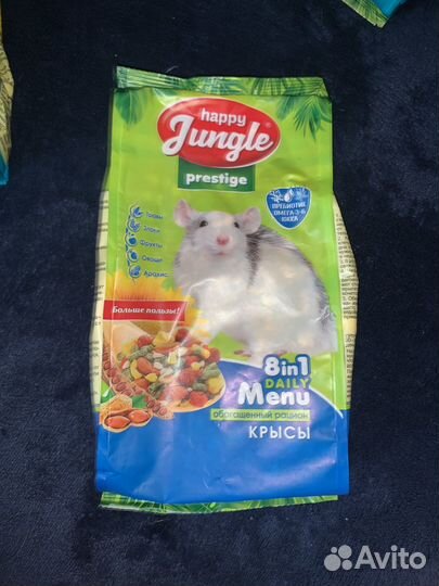 Корм для крыс Happy jungle prestige