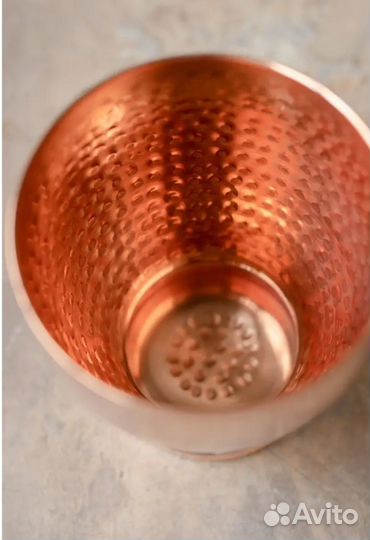 Медный стакан медная бутылка