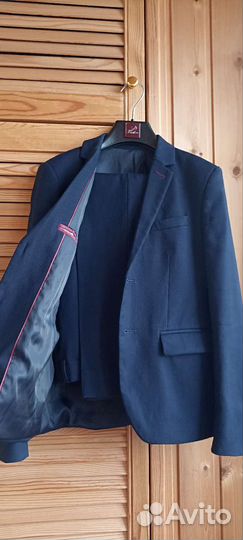 Школьный костюм для мальчика 146 синий
