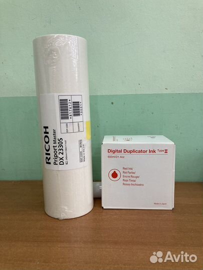 Мастер Ricoh JP10 S, DX2330S, чернила JP12 и тд
