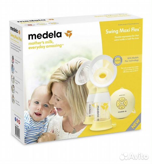Молокоотсос medela swing maxi flex электрический