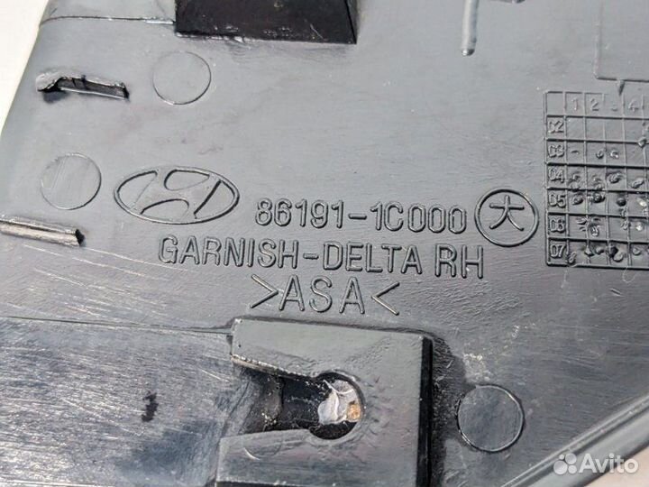 Уголок крыла передний правый Hyundai Getz 2008