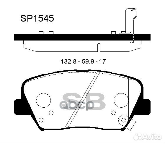 Колодки тормозные дисковые передние Серия:HI-Q