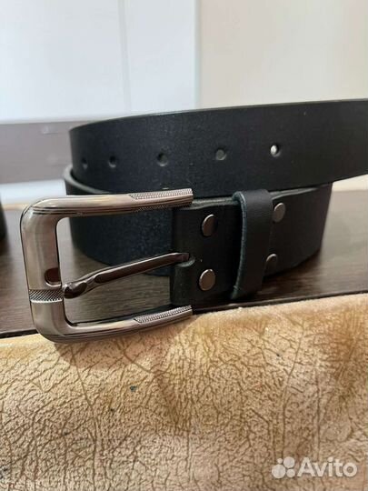 Ремень из натуральной кожи ручной работы