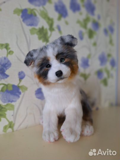 Авторская игрушка щенок Аусси