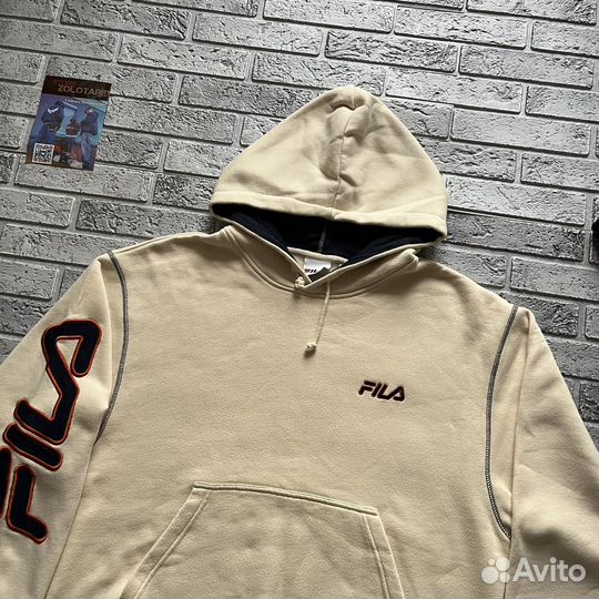 Hoodie Fila Vintage x Made in Usa x Big Logo