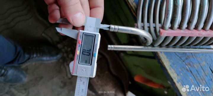 Охладитель:-Змеевик нержавейка