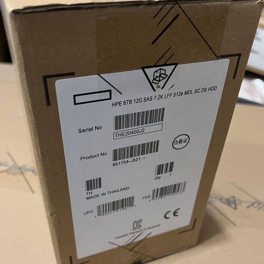 [861754-B21] Жесткий Диск Hp 6tb Sas 12g 3.5 861754-B21