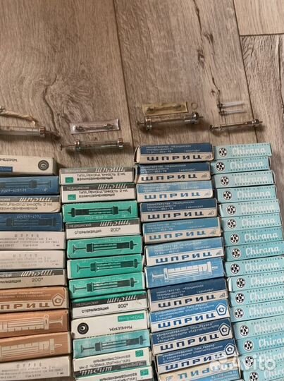 Шприц стеклянный СССР