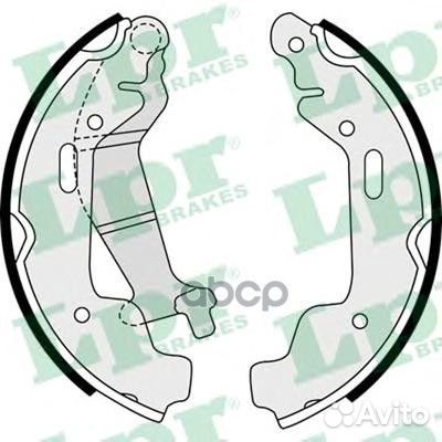 Колодки торм.бар.suzuki alto 00/ignis 03/wago