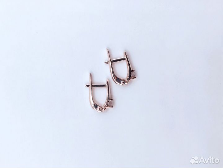 Серьги с фианитами