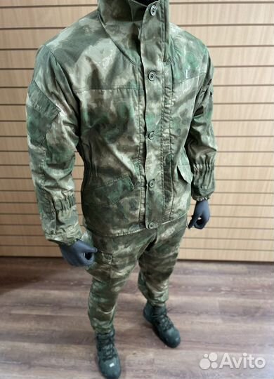 Костюм горка на флисе мох