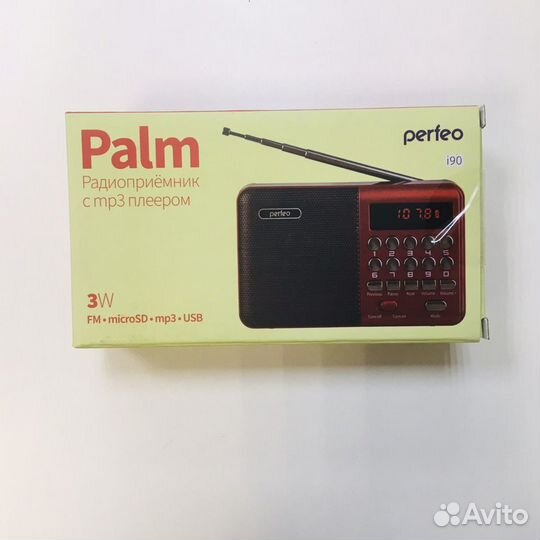 Радиоприемник цифровой FM+ 87.5-108 мгц акб