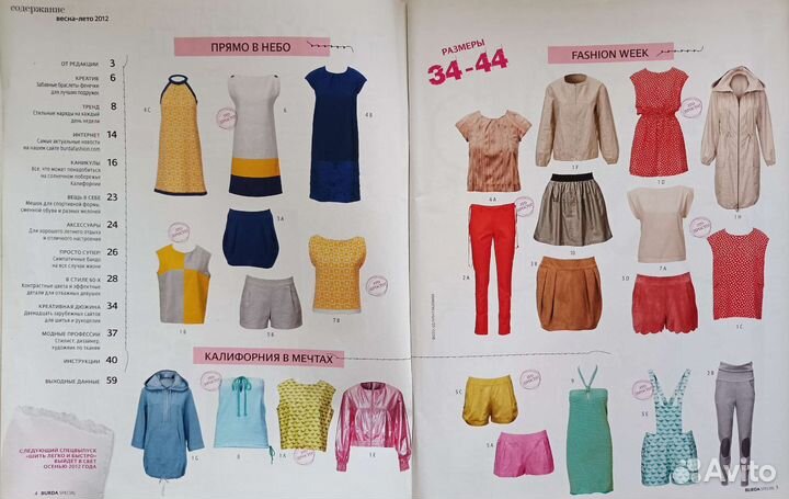 Журналы Бурда шить легко и быстро за 2012 год