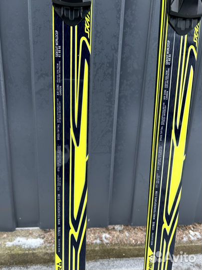 Лыжи беговые fisher коньковые, ботинки Salomon