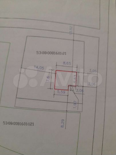 Дом 40 м² на участке 6 сот.