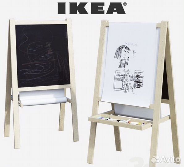 Мольберт IKEA новый в упаковке зеленый