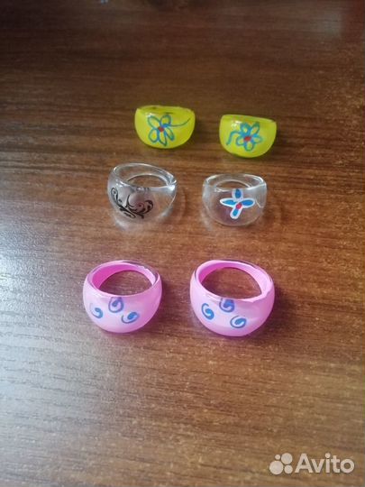 Кольца-бижутерия для девочки