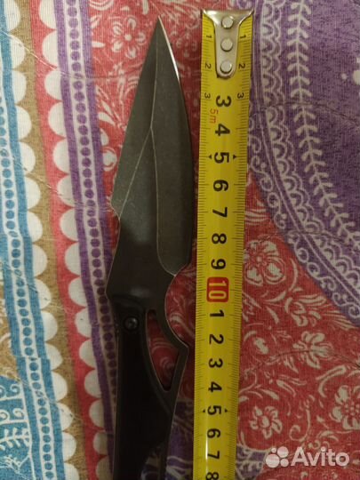 Нож кухонный с чехлом и темляком