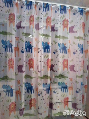 Тюль на кухню, в детскую; ламбрекены