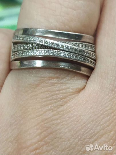 Серебрянное кольцо 925 пробы