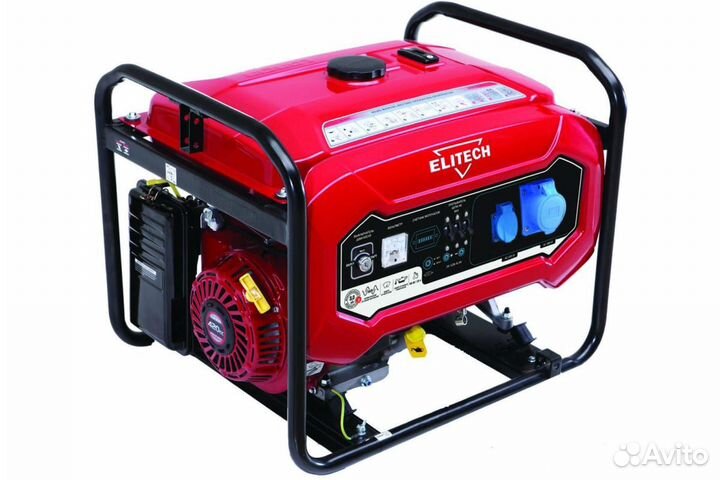 Бензогенератор Elitech бэс 10000 еам