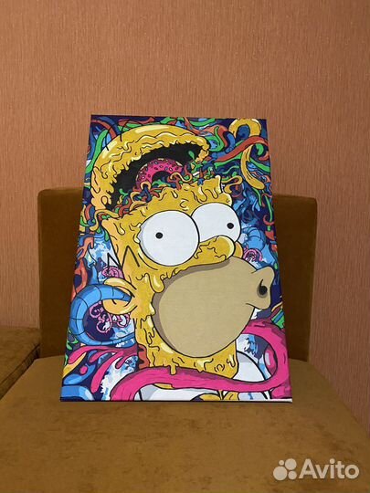 Картины по номерам раскрашенная